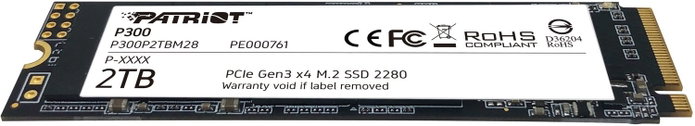 Patriot P300 2 TB M.2 NVMe SSD Patriot P300 2 TB M.2 NVMe SSD