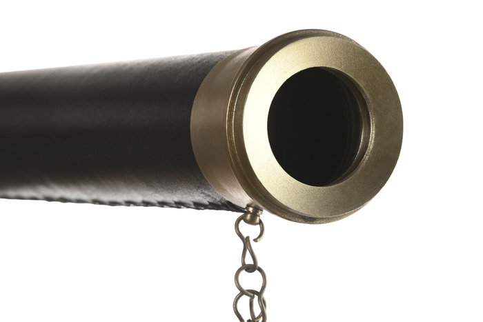 DKD Home Decor Telescopio de Aluminio y Mango Regulable