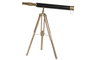 DKD Home Decor Telescopio de Aluminio y Mango Regulable