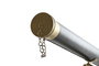 DKD Home Decor Telescopio de Aluminio y Mango Regulable
