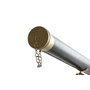 DKD Home Decor Telescopio de Aluminio y Mango Regulable