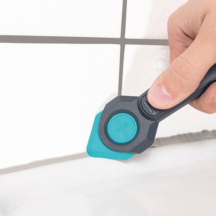 Wolfcraft 4334000 Juego Reparación Juntas (4 Piezas) - Rascador y Perfilador para Silicona