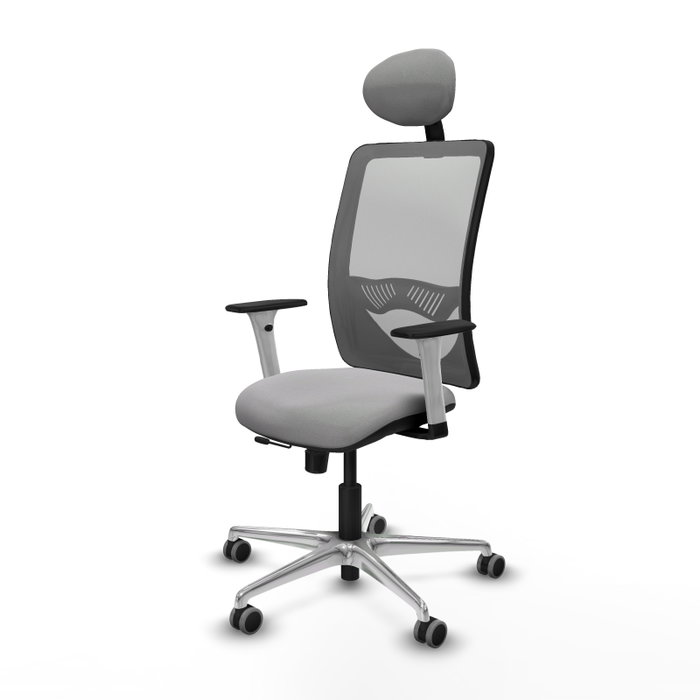 PIQUERAS Y CRESPO Silla de oficina Zulema Gris con mecanismo Sincro/Traslack PIQUERAS Y CRESPO Silla de oficina Zulema Gris con mecanismo Sincro/Traslack