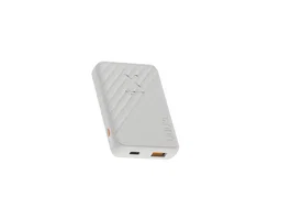 Xtorm Go2 XG2050 Power Bank 5000 mAh 12W Carga Rápida USB-C y USB-A Color Blanco Ceniza - Compatible Universal para Smartphones