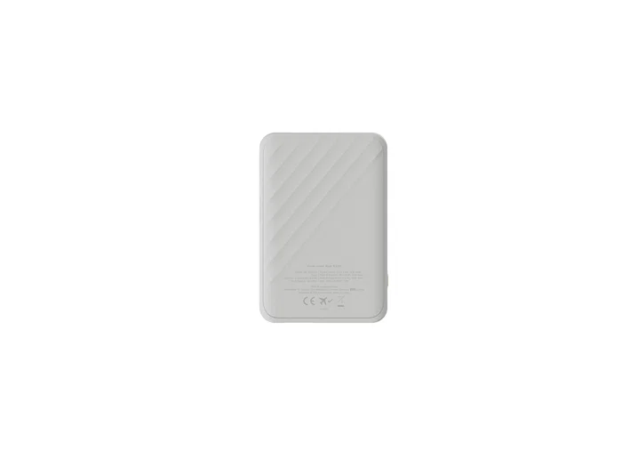 Xtorm Go2 Power Bank XG2050 5000mAh 12W Carga Rápida Dual USB-A y USB-C para Smartphone - Compacto - Color Blanco Ceniza