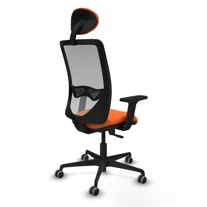 PIQUERAS Y CRESPO Silla de oficina Zulema Naranja y Gris PIQUERAS Y CRESPO Silla de oficina Zulema Naranja y Gris