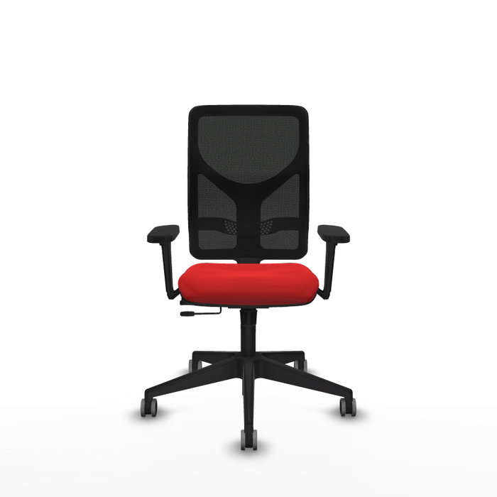 PIQUERAS Y CRESPO Silla de oficina Motilla con mecanismo Sincro/Traslack Rojo y Negro PIQUERAS Y CRESPO Silla de oficina Motilla con mecanismo Sincro/Traslack Rojo y Negro