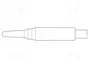 JBC TOOLS Punta de soldadura tipo cono 0,8mm