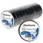 Hantums Cinta aislante eléctrica PVC 10M Negro - Retráctil 10ud