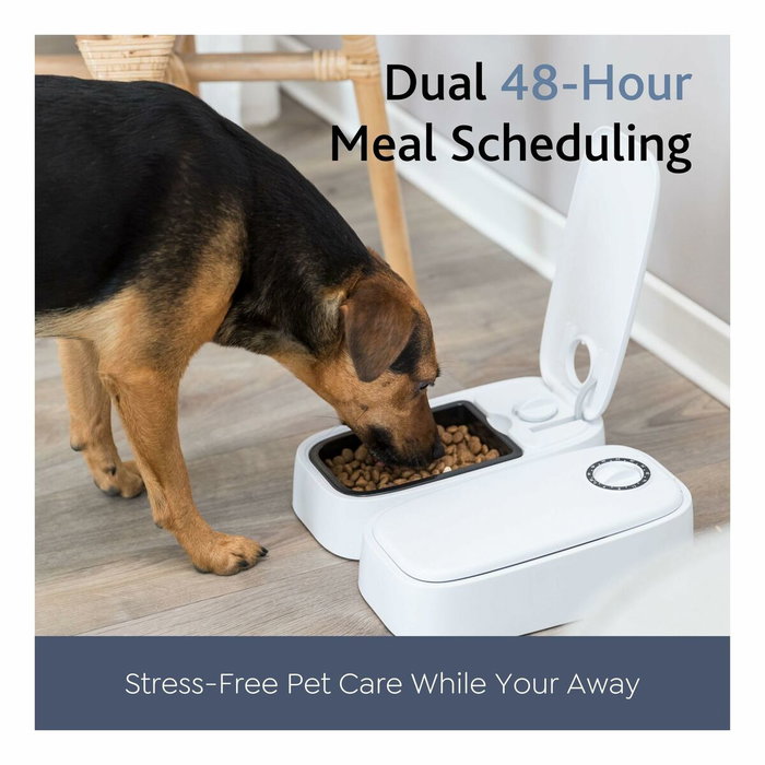 Comedero automático Trixie Blanco Negro Acrílico Plástico