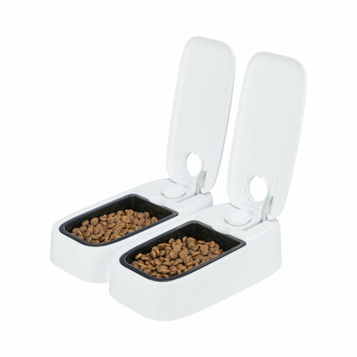 Comedero automático Trixie Blanco Negro Acrílico Plástico
