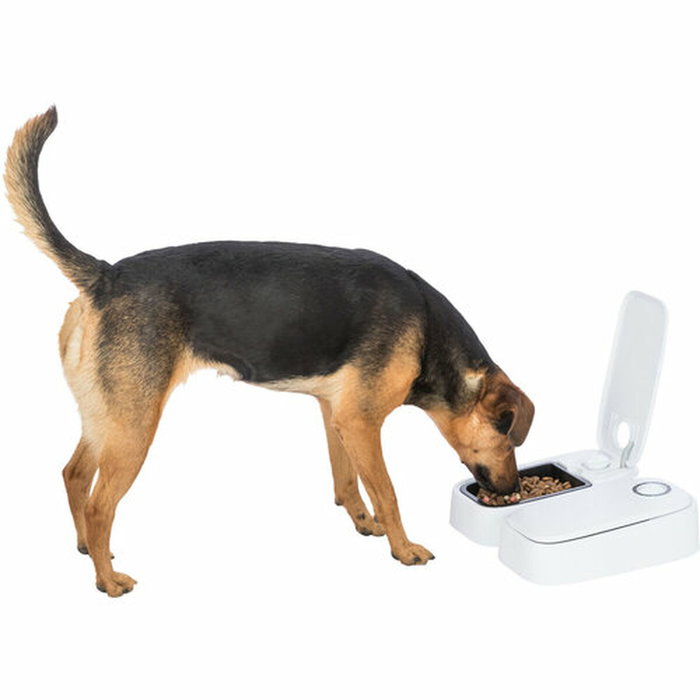 Comedero automático Trixie Blanco Negro Acrílico Plástico