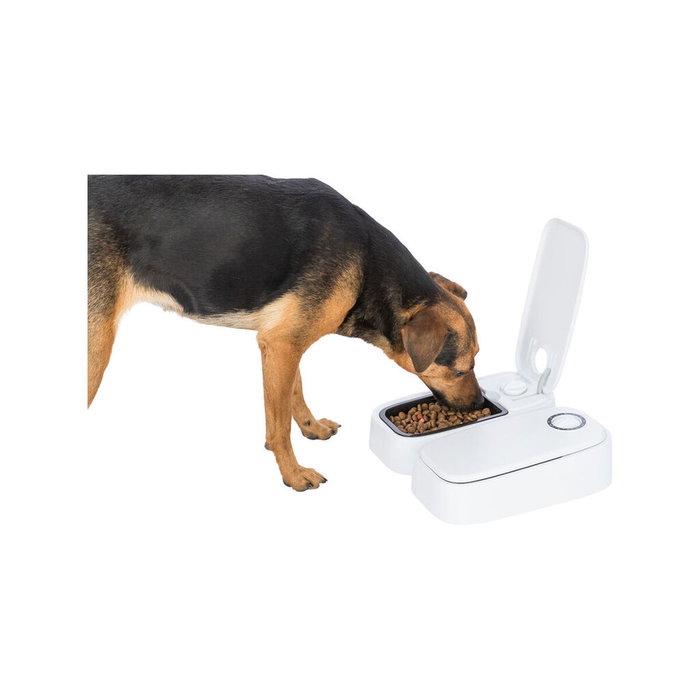 Comedero automático Trixie Blanco Negro Acrílico Plástico
