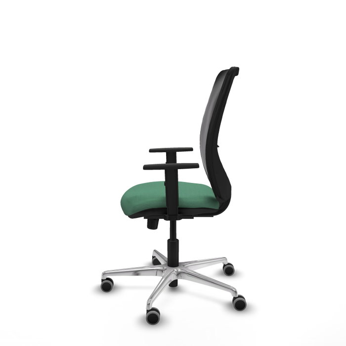 PIQUERAS Y CRESPO Silla de oficina Zulema con mecanismo Sincro, Verde esmeralda y Negro PIQUERAS Y CRESPO Silla de oficina Zulema con mecanismo Sincro, Verde esmeralda y Negro