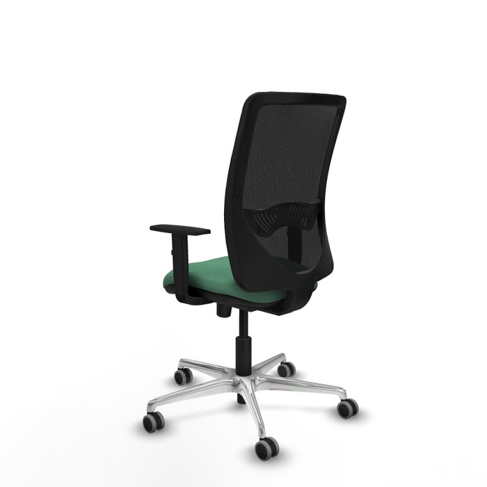 PIQUERAS Y CRESPO Silla de oficina Zulema con mecanismo Sincro, Verde esmeralda y Negro PIQUERAS Y CRESPO Silla de oficina Zulema con mecanismo Sincro, Verde esmeralda y Negro