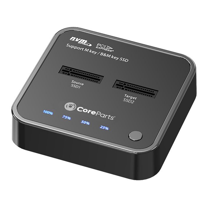 CoreParts Clonador y Base Dock USB-C 3.2 Gen 2 para M.2 NVMe SSD CoreParts Clonador y Base Dock USB-C 3.2 Gen 2 para M.2 NVMe SSD