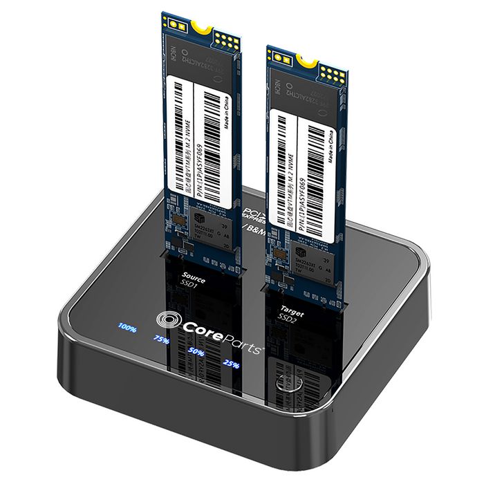 CoreParts Clonador y Base Dock USB-C 3.2 Gen 2 para M.2 NVMe SSD CoreParts Clonador y Base Dock USB-C 3.2 Gen 2 para M.2 NVMe SSD