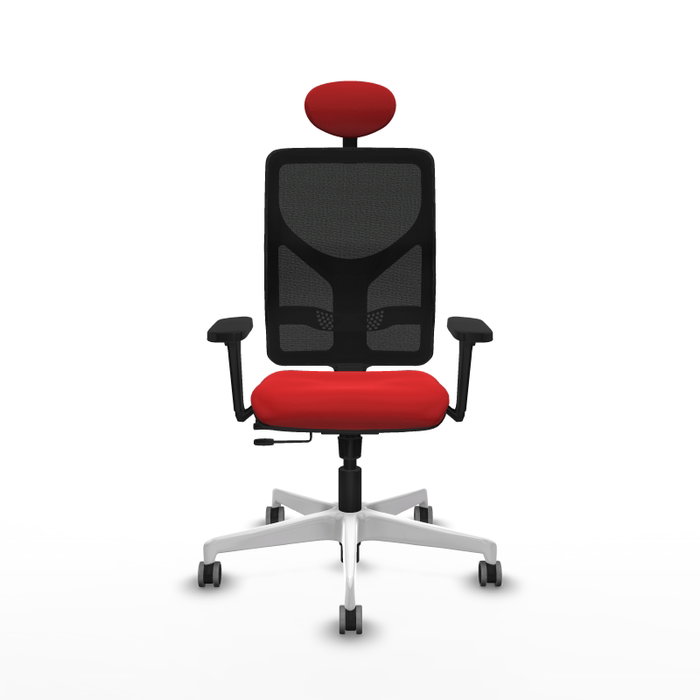 PIQUERAS Y CRESPO Silla de oficina Motilla con mecanismo Sincro/Traslack, Rojo y Negro PIQUERAS Y CRESPO Silla de oficina Motilla con mecanismo Sincro/Traslack, Rojo y Negro