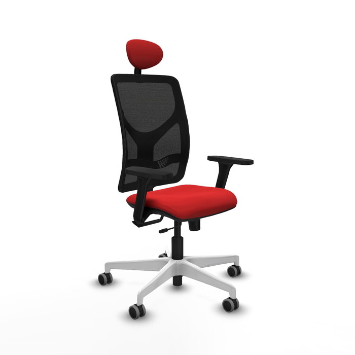 PIQUERAS Y CRESPO Silla de oficina Motilla con mecanismo Sincro/Traslack, Rojo y Negro PIQUERAS Y CRESPO Silla de oficina Motilla con mecanismo Sincro/Traslack, Rojo y Negro