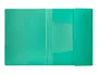 Liderpapel Carpeta 34963 con Gomas y Solapas, Polipropileno, DIN A4, Verde Translucido