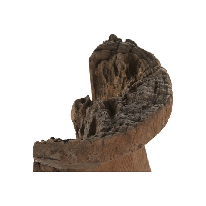DKD Home Decor Decoración de Teca y Hierro Natural Surtida