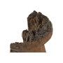 DKD Home Decor Decoración de Teca y Hierro Natural Surtida