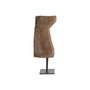 DKD Home Decor Decoración de Teca y Hierro Natural Surtida