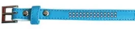 Freedog Collar Polipiel Brillantes Azul 1.9 X 45 cm