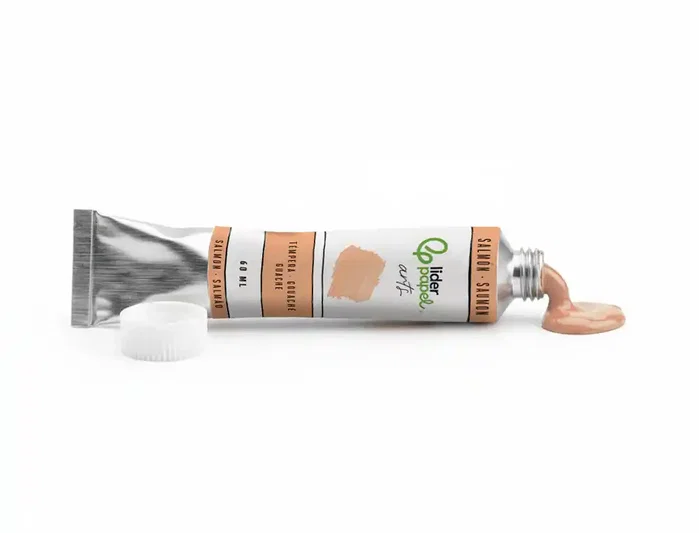 Liderpapel Témpera gouache en tubo de aluminio de 60 ml color Salmón Liderpapel Témpera gouache en tubo de aluminio de 60 ml color Salmón