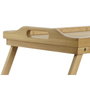 DKD Home Decor Bandeja de Bambú Natural con Patas 64x30x24 cm