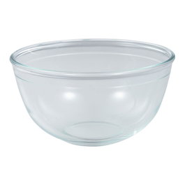San Ignacio Experto Bol Mezclador de Vidrio de Borosilicato, 2 Litros (Diametro 21.2 x 11.2 cm), Apto para Microondas, Horno, Frigorifico y Lavavajillas