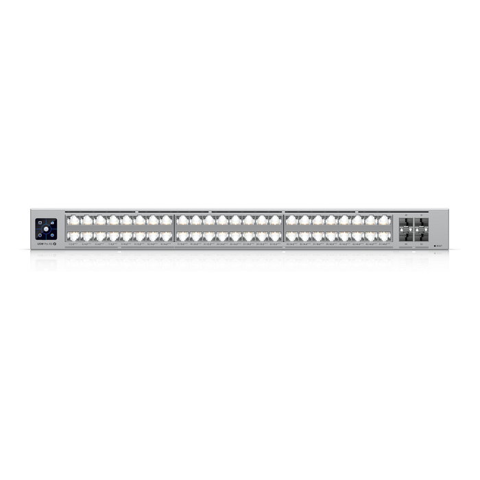 Ubiquiti UniFi USW-PRO-XG-48-PoE - Conmutador Gestionado L3 10G, 48 Puertos PoE+++ (1080W) y 4 SFP+, Montaje Rack 1U