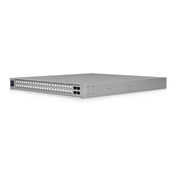 Ubiquiti UniFi USW-PRO-XG-48-PoE - Conmutador Gestionado L3 10G, 48 Puertos PoE+++ (1080W) y 4 SFP+, Montaje Rack 1U