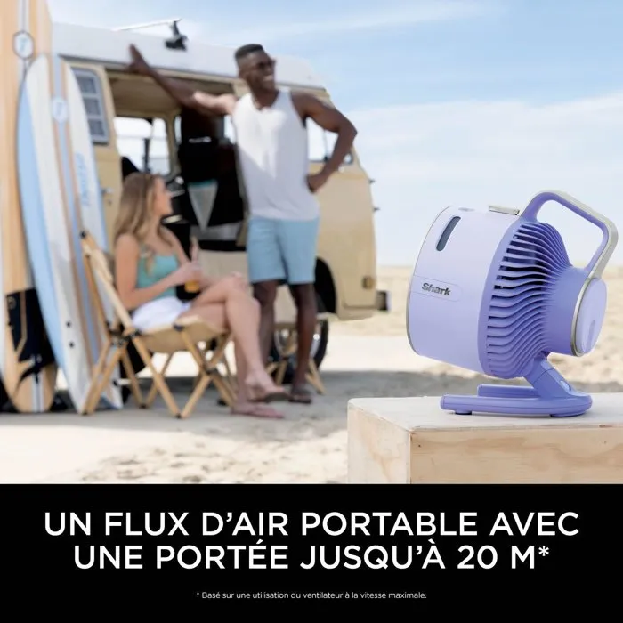 Shark Flex Breeze HydroGo FA050EULV Ventilador nebulizador - 36 W - Lavanda Shark Flex Breeze HydroGo FA050EULV Ventilador nebulizador - 36 W - Lavanda