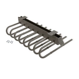 Emuca Pantalonero extraíble, Izquierda, Acero y Plástico, Titanio