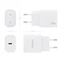 Aisens Cargador USB-C 20W PD3.0 Blanco A110-0752