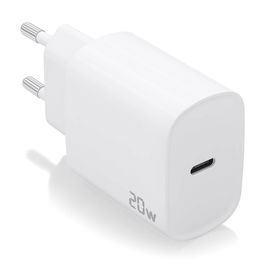 AISENS - CARGADOR USB-C PD3.0 1 PUERTO 1xUSB-C 20W, BLANCO