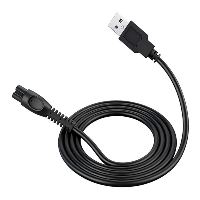 Silex - Cable cargador USB 5V CC 1000mA 91 cm para afeitadoras Philips Norelco, OneBlade 360, QP2724, QP2720, QP2824, QP2734, QP4631