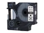 Q-connect Cinta compatible para DYMO negro-blanco 9 mm x 7 m