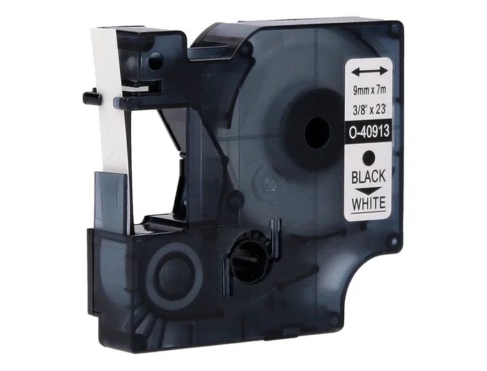 Q-connect Cinta compatible para DYMO negro-blanco 9 mm x 7 m Q-connect Cinta compatible para DYMO negro-blanco 9 mm x 7 m