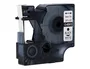 Q-connect Cinta compatible para DYMO negro-blanco 9 mm x 7 m