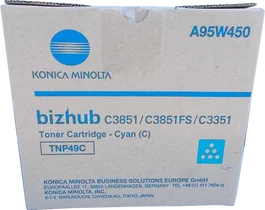 Konica Minolta TNP49C Tóner Cian A95W450 12.000 Páginas