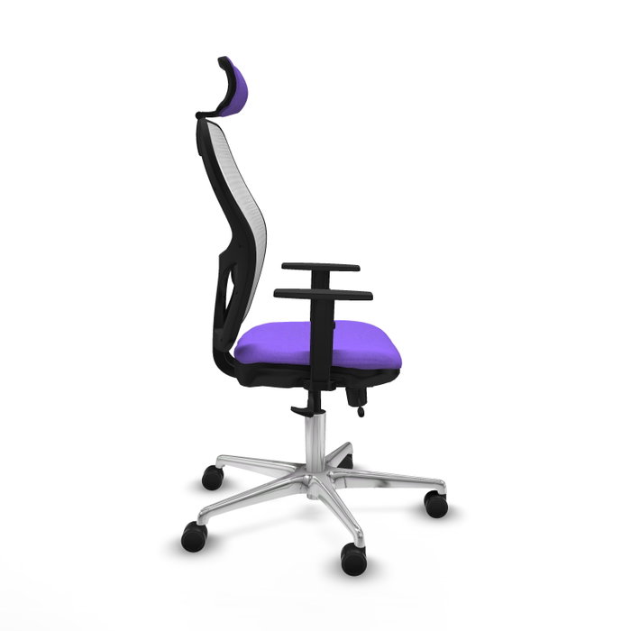 PIQUERAS Y CRESPO Silla de oficina Jorquera Lila y Blanco