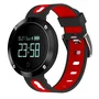 RELOJ DEPORTIVO BILLOW XS30 NEGRO/ROJO - BT 4.0 - DOBLE SENSOR - PANTALLA 0.95"/2.41CM OLED - TENSIOMETRO - BATERÍA 120MAH - RESISTENTE AL AGUA