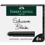 Faber-Castell Estuche 6 Cartuchos de Tinta Estándar Negro