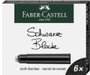 Faber-Castell Estuche 6 Cartuchos de Tinta Estándar Negro