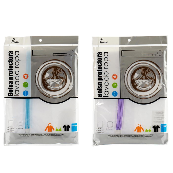 Kipit Bolsa Lavadora 40 x 50 cm Poliester, Colores Surtidos (Set de 48)