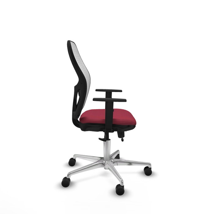 PIQUERAS Y CRESPO Silla de oficina Jorquera Sincro/Traslack Granate y Blanco PIQUERAS Y CRESPO Silla de oficina Jorquera Sincro/Traslack Granate y Blanco