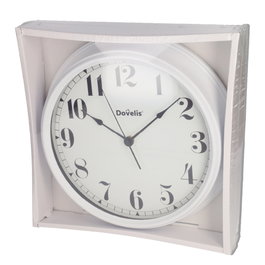 Dovelis Reloj de cocina Vintage Blanco