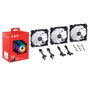 XPG VENTO 120 ARGB PWM 12 cm Pack de 3 unidades, Negro